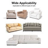 4 Sofa Covers Seater High Stretch Lounge Slipcover Protector Couch Cover - Close-Up Angle