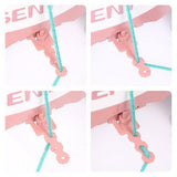 48 Needles DIY Knitting Machine Weaving Swift Yarn Fiber String Ball Wool Winder - Front View