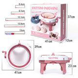 48 Needles DIY Knitting Machine Weaving Swift Yarn Fiber String Ball Wool Winder - Top-Down View