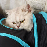 Pet Cat Kitten Puppy 4-Way Tunnel Play Toy Foldable Funny Exercise Tunnel Rabbit - 45-Degree Angle