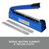 300mm Impulse Heat Sealer Sealing SAA Machine Electric Plastic Poly Bag - Top-Down View