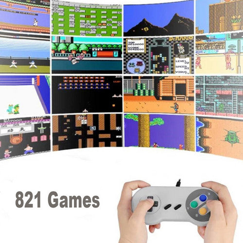 821 Games in 1 HDMI Retro Mini Game Console Classic Video Game with 2 Controller