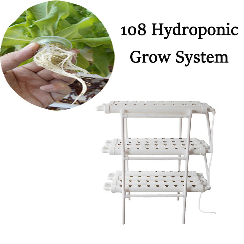 108 Plant Sites Hydroponic Grow Tool Kit Vegetable Garden Hydroponic Grow System, image 7