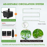 36 Sites Hydroponic Grow Tool Kits Vegetable Garden System 220V Water Pump - Side View