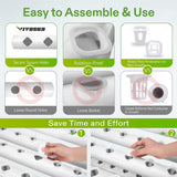 36 Sites Hydroponic Grow Tool Kits Vegetable Garden System 220V Water Pump - Rear View