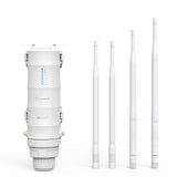 WAVLINK AC1200 Outdoor WiFi Dual Band Long Range Aerial HD4 Extender WiFi Router - Side View