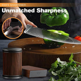 Rolling Knife Sharpener Kit For Straight Edge Roller Knife Sharpening Gift setAU - Front View