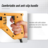 1800W Portable Handheld Electric Concrete Cement Mixing Vibrator w/Flexible Hose - 45-Degree Angle