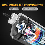 1800W Portable Handheld Electric Concrete Cement Mixing Vibrator w/Flexible Hose - Low Angle