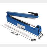 400mm Electric Heat Sealer Sealing Machine Impulse Plastic Poly Bag AU PLUG - Rear View