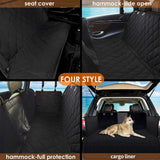 Premium Waterproof Pet Cat Dog Back Car Seat Cover Hammock Nonslip Protector Mat - Close-Up Angle
