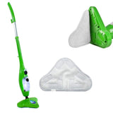 5PCS Stick On White Washable Cleaning Pads Microfiber For X5 Steam Mop H20 H2O - Rear View