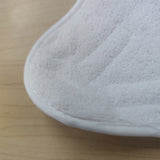 5PCS Stick On White Washable Cleaning Pads Microfiber For X5 Steam Mop H20 H2O - Close-Up Angle