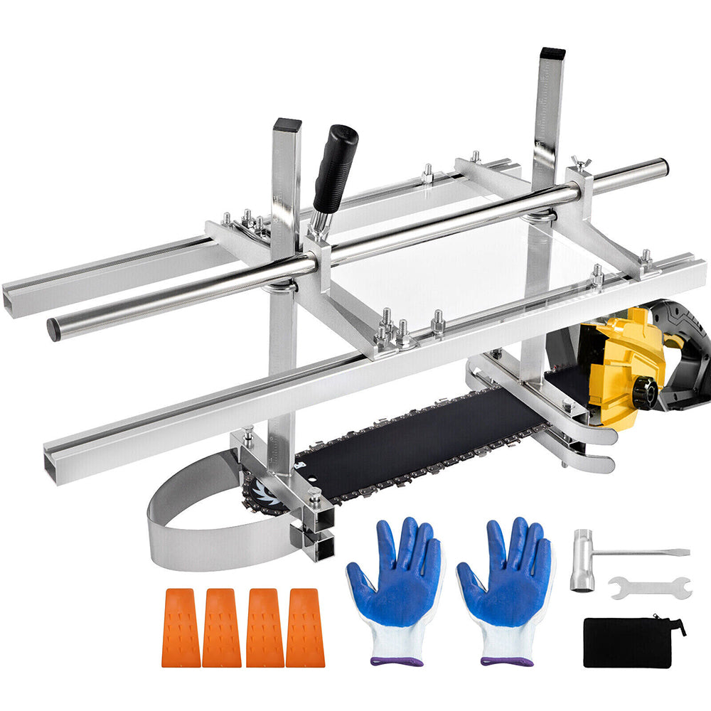 Chainsaw Mill For Saws 14-36 Bar Furniture Making Wood Cutting Aluminum Steel