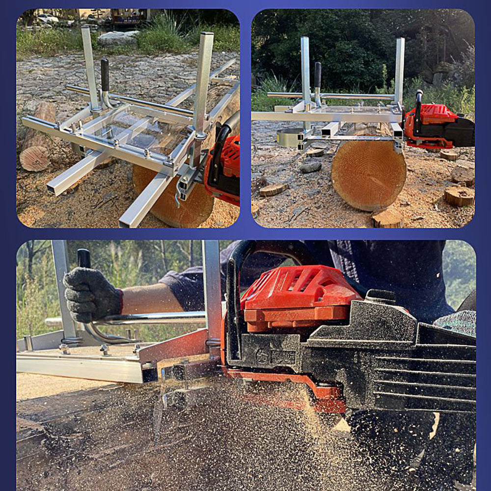 Chainsaw Mill For Saws 14-36 Bar Furniture Making Wood Cutting Aluminum Steel