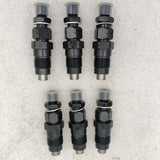 6PCS New Diesel Fuel Injectors Fits For Nissan Patrol GU Y61 TD42 TD42T AU - Front View