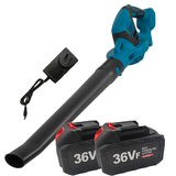 Cordless Garden Leaf Dust Blower Handheld For Makita With 2Battery & Charger 36V - 45-Degree Angle