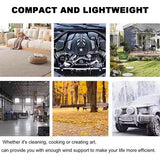 Stepless Cordless Leaf Blower w/2 Batteries Portable Handheld Turbo Jet Fan AU - Close-Up Angle