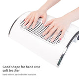 Nail Dust Collector Remover Fan Vacuum Cleaner 3 Fan Suction Manicure Machine - Close-Up Angle
