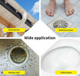 Plumber Drain Snake Pipe Metal Cleaner Pipeline Sewer 12M + 6 Drill Bit Tool DIY - Side View