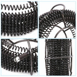 Plumber Drain Snake Pipe Metal Cleaner Pipeline Sewer 12M + 6 Drill Bit Tool DIY - Close-Up Angle