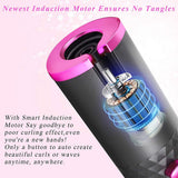 Hair Curler LCD Ceramic Cordless Auto Rotating Wireless Waver Curling Iron Salon - 45-Degree Angle