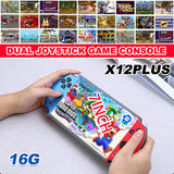 20000+ Retro Games 7 inch Handheld Game Consoles Portable Games Console X12 Plus - Rear View