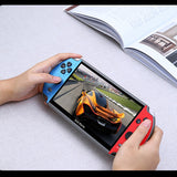 20000+ Retro Games 7 inch Handheld Game Consoles Portable Games Console X12 Plus - Low Angle