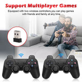 40000 HD HDMI Pre-Loaded Retro Video Game Stick Console  Wireless Controller - 45-Degree Angle
