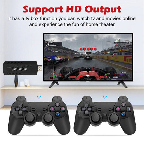 40000 HD HDMI Pre-Loaded Retro Video Game Stick Console  Wireless Controller