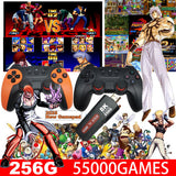 55000+ 4K HDMI Pre-Loaded Retro Game Stick Console 2X Wireless Controller Video