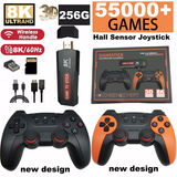 55000+ 4K HDMI Pre-Loaded Retro Game Stick Console 2X Wireless Controller Video - Front View