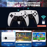 60000+ TV Video Game Stick Retro Gaming Console w/ 2 Wireless Controller 4K HDMI - Top-Down View