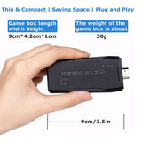 64G 4K 10000+ Retro Games Stick TV Video Game Console HDMI 2 Wireless Controller - Front View