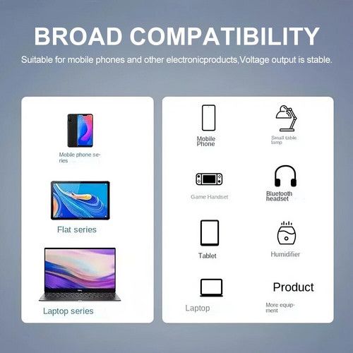 600W GaN³ 8 Ports Fast Charging Station USB&Type-C for iPhone, Laptops, MacBook