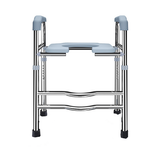 Upgrade Raised Toilet Seat 19.3-25.2 150kg Universal Toilet Riser for Elderly - 45-Degree Angle