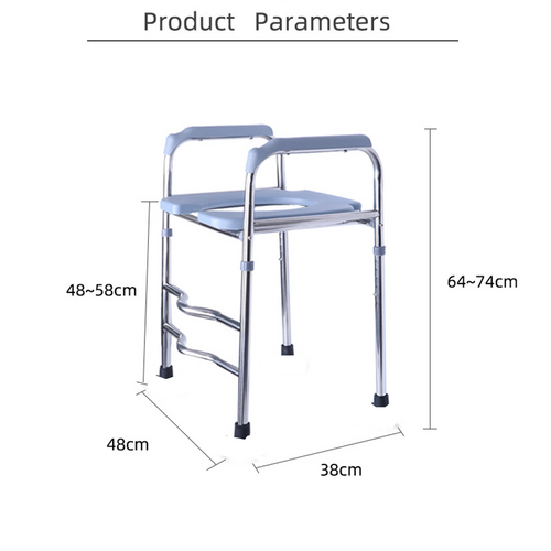 Upgrade Raised Toilet Seat 19.3-25.2 150kg Universal Toilet Riser for Elderly