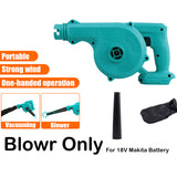 Cordless Electric Leaf Blower Home Car Dust Remove For 18V Makita Battery NEW AU - Close-Up Angle