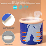 Portable Bathtub Bath Tub Folding Bathtub Portable PVC Water Tub Spa Bath Tub - Front View