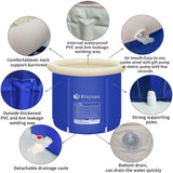 Portable Bathtub Bath Tub Folding Bathtub Portable PVC Water Tub Spa Bath Tub - Side View