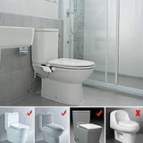 Toilet Bidet Seat Dual Nozzles Bidet Non Electric Toilet Water Sprayer Bathroom
