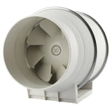 4'' Extractor Fan Duct Hydroponic Inline Exhaust Vent Industrial - Front View