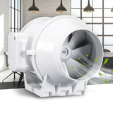 4'' Extractor Fan Duct Hydroponic Inline Exhaust Vent Industrial - Top-Down View