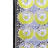 10PCS 80W CREE FLOOD LED Work Lights 12V Boat Camping Square 4inch Bar - 45-Degree Angle