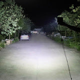 10PCS 80W CREE FLOOD LED Work Lights 12V Boat Camping Square 4inch Bar - Extra Image