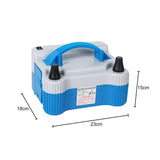 700W Portable Electric Balloon Pump - Top-Down View