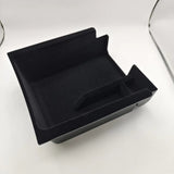 For Tesla Model 3 Y 2021-2022 Center Console Organiser Fabric Finish Tray Rear Tray - Front View