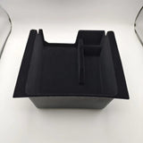 For Tesla Model 3 Y 2021-2022 Center Console Organiser Fabric Finish Tray Rear Tray - Side View
