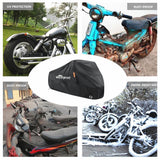 Heavy Duty Waterproof Bicycle Bike Cover Cycle Outdoor UV Protection - Rear View