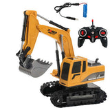 1:24 RC Digger Remote Control Excavator Construction Truck Vehicle RC Toys 6CH - Top-Down View